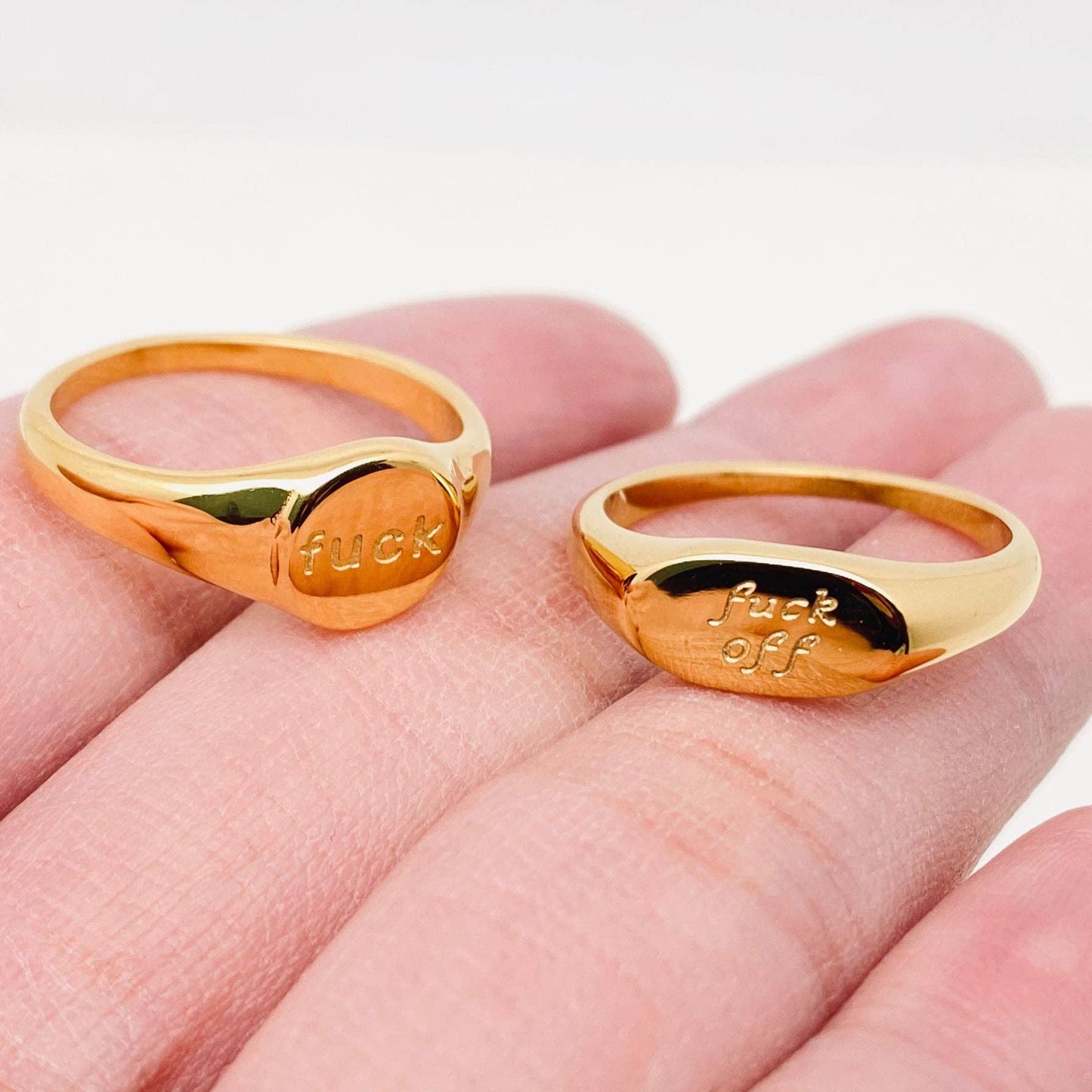 F*** Gold Ring