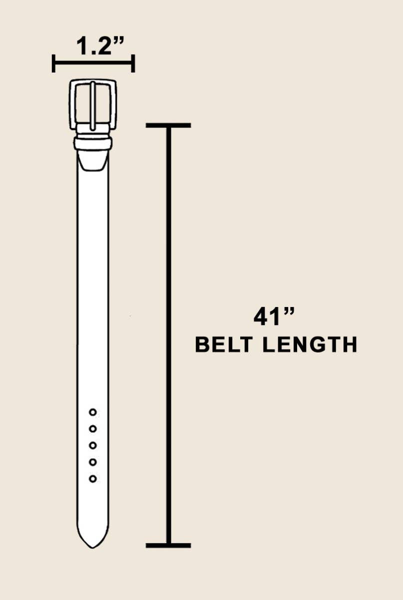 Turquoise Buckle Suede Belt