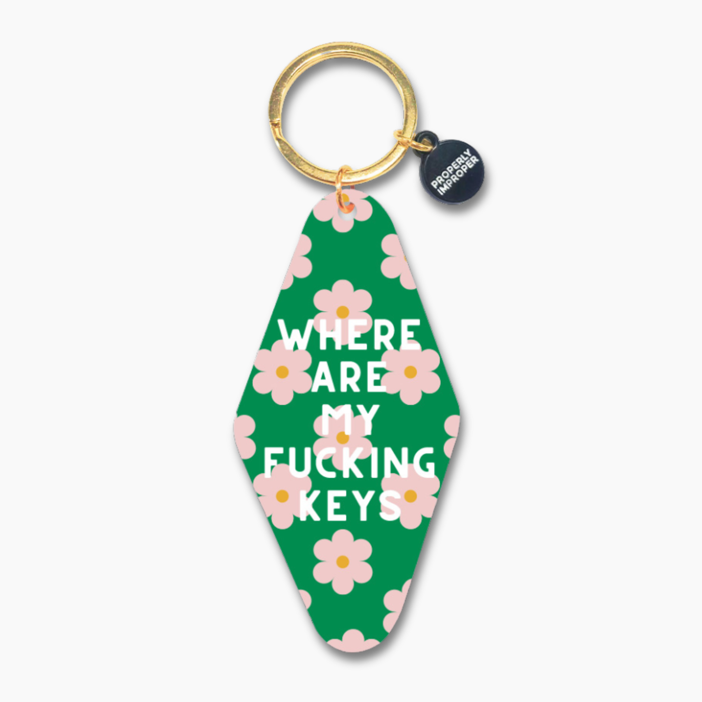 Where Are My F***ing Keys Keychain