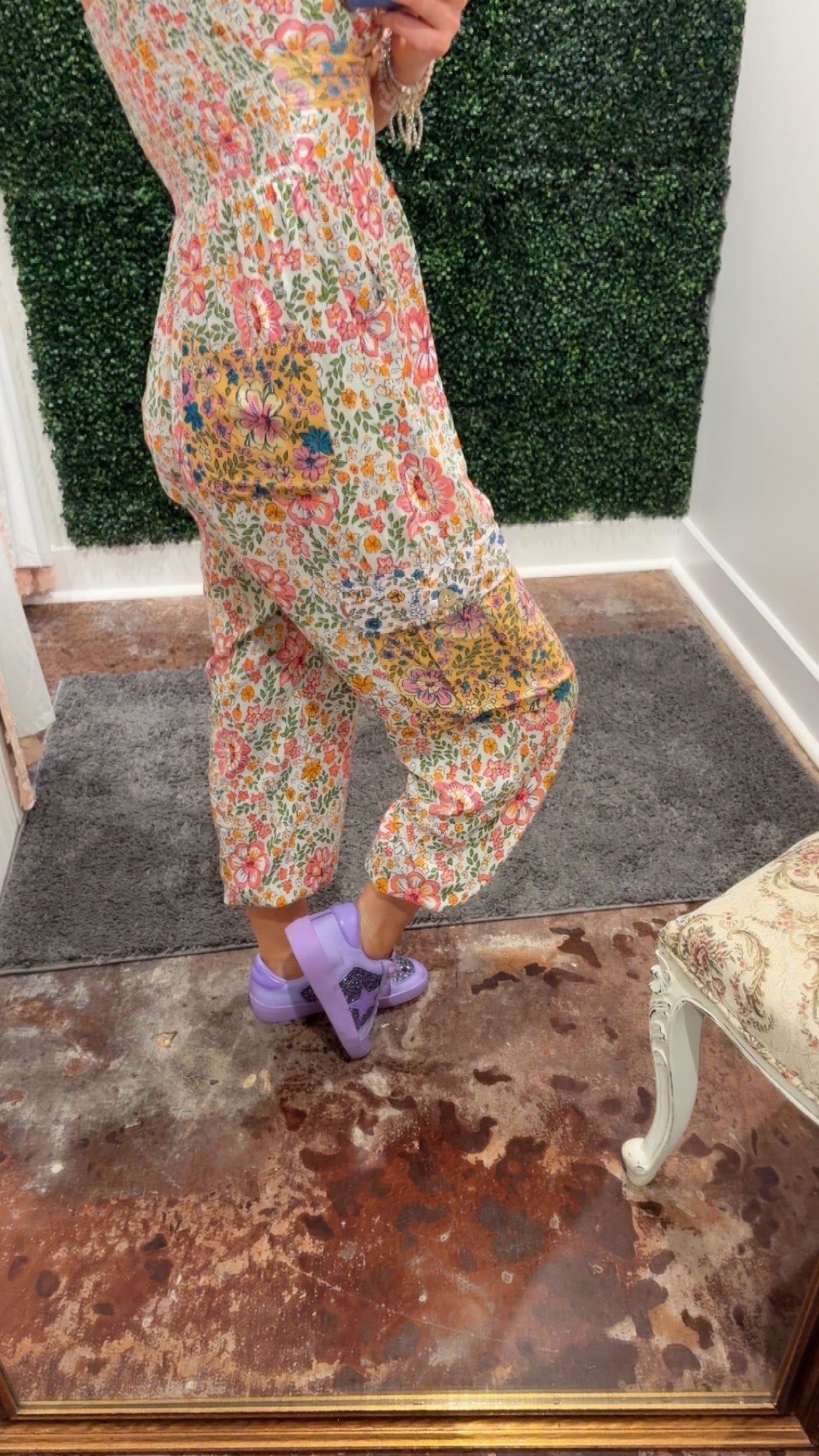 Lara Floral Cargo Jumpsuit