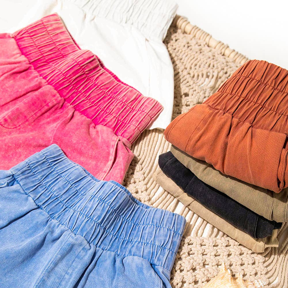 Hot Pink Mineral Shorts