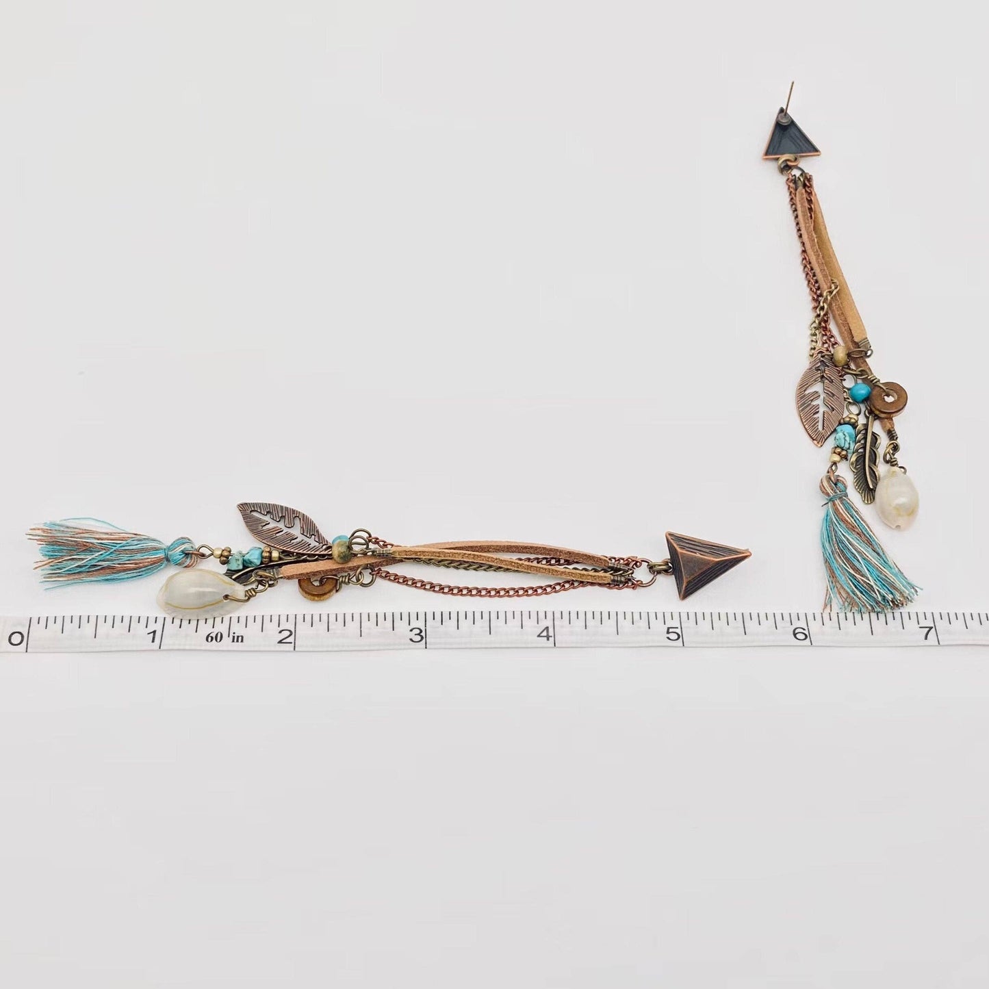 Bohemian Chain Tassel Earrings