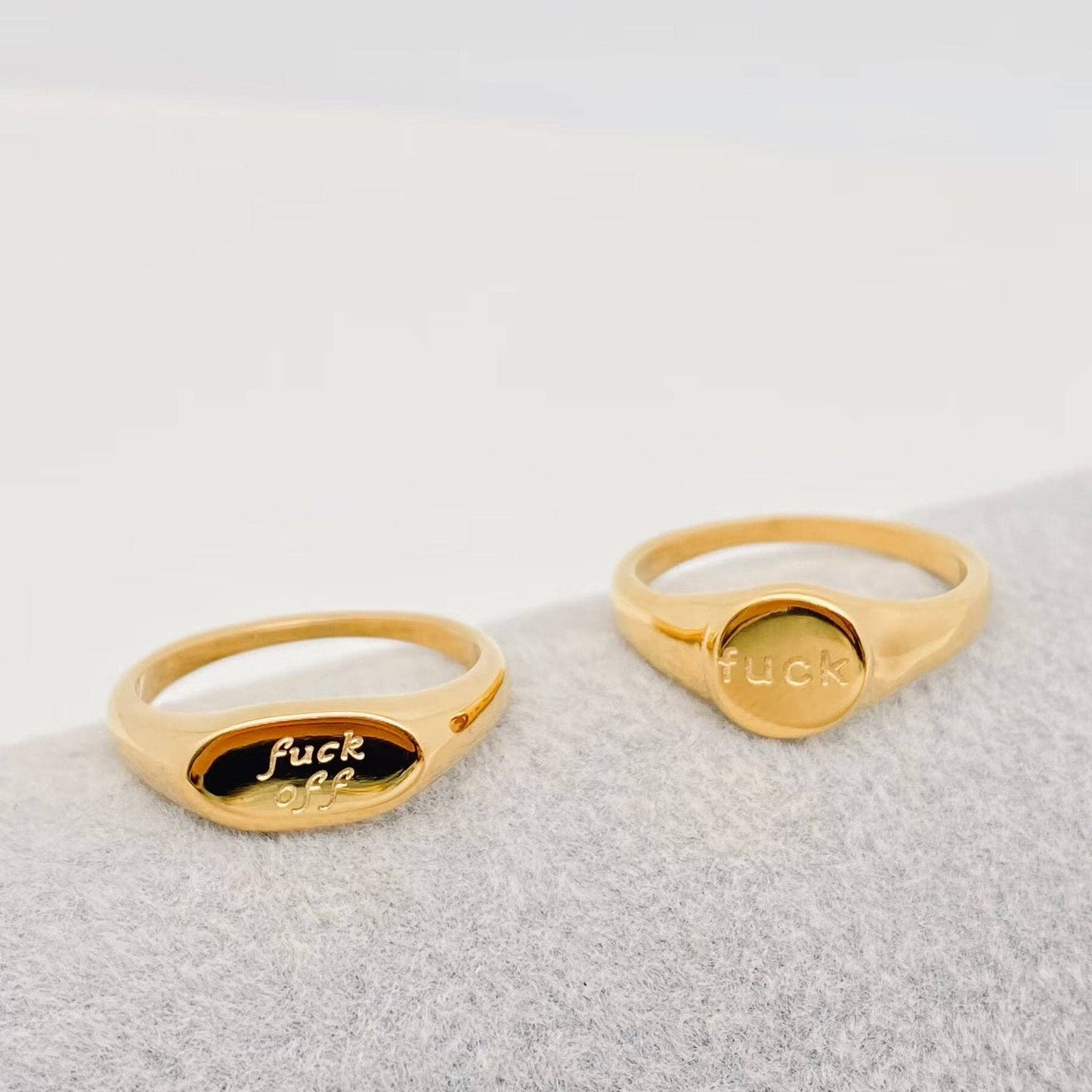F*** Gold Ring