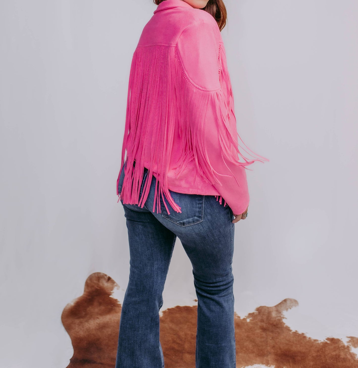 Barbie Fringe Suede Jacket