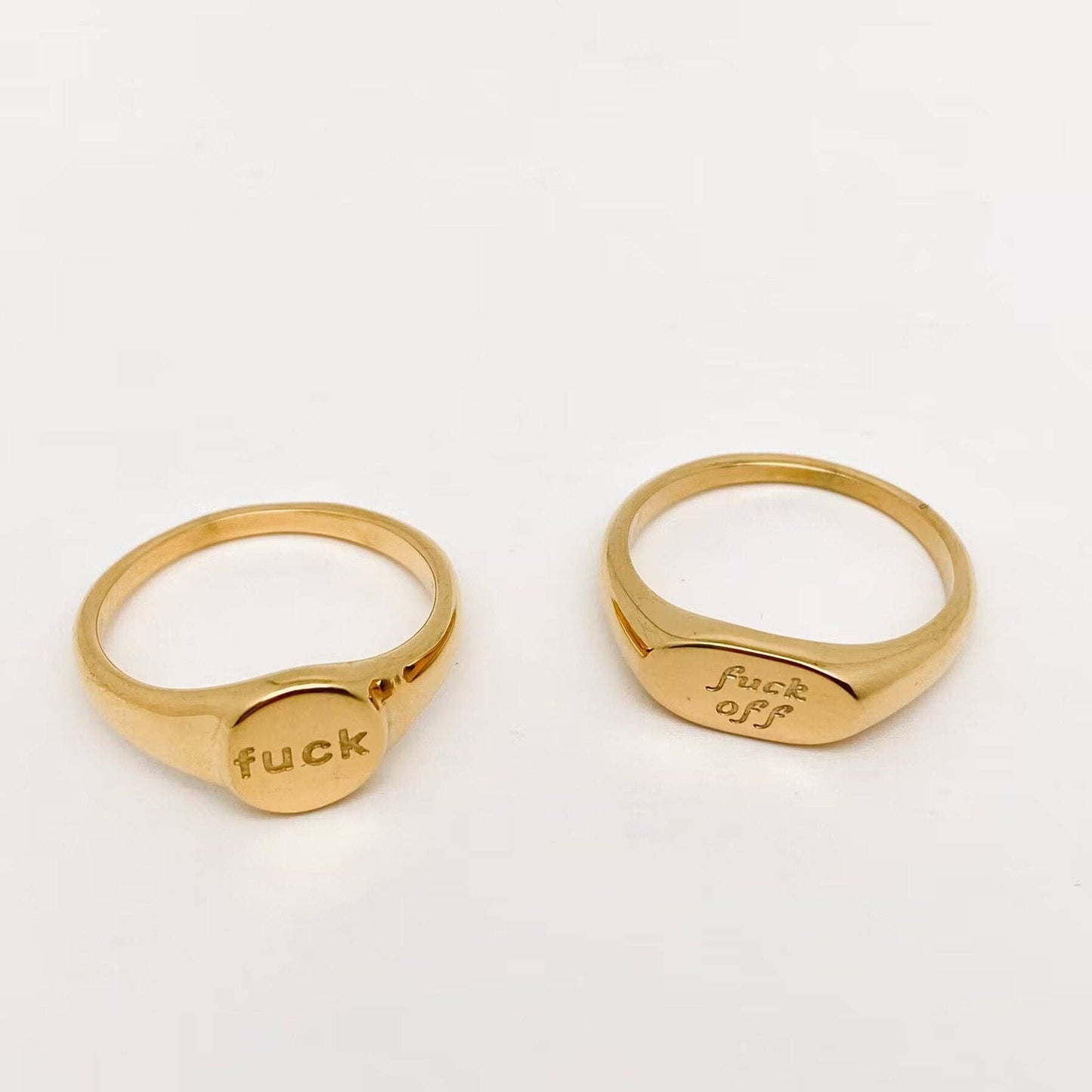 "Fuck off" Ring