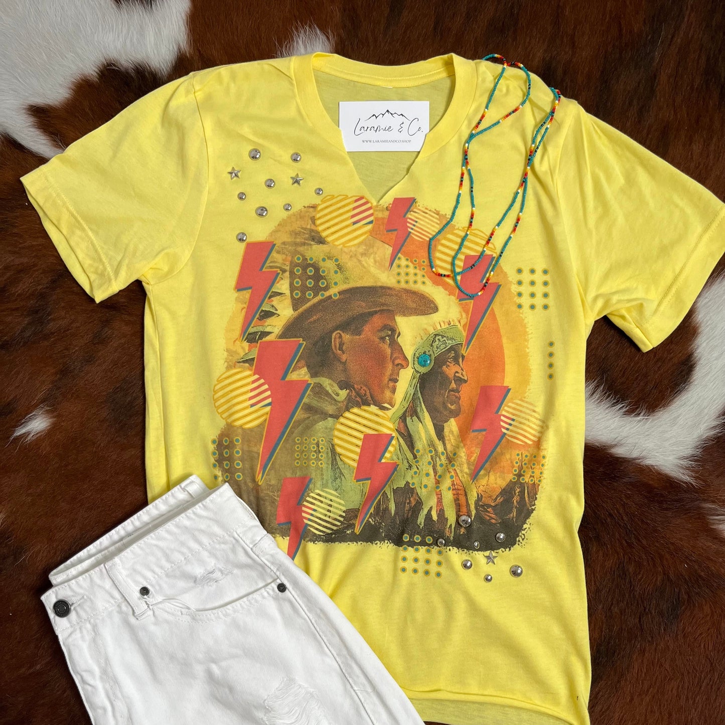 Lightning Cowboy Tee