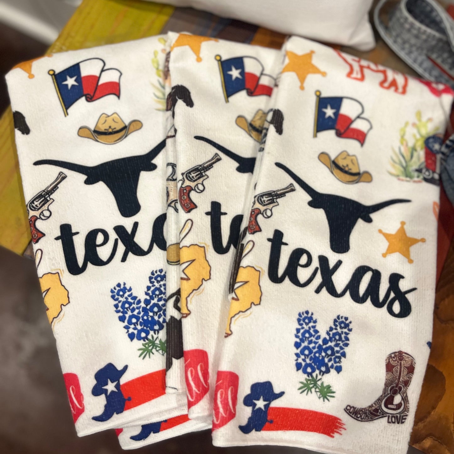 Texas Themed Towel