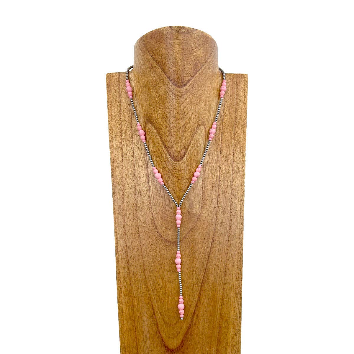 Navajo Pearls w/Pink Stones