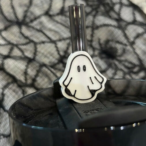 Ghost Straw Topper