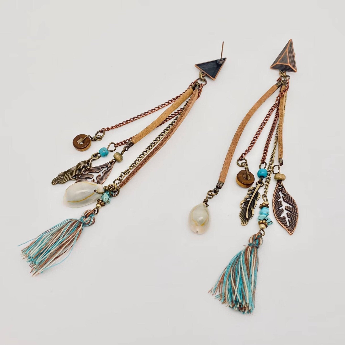 Bohemian Chain Tassel Earrings