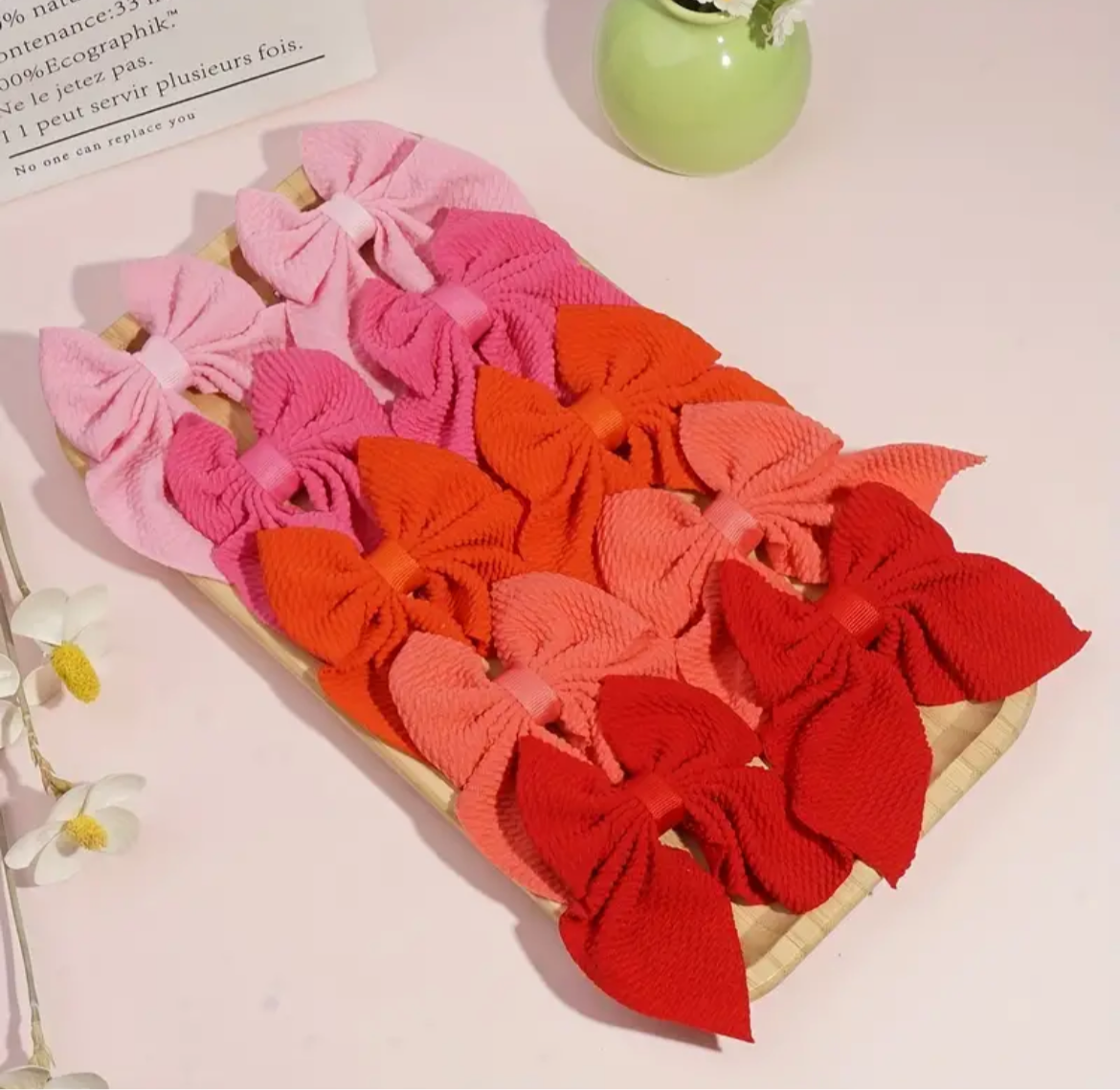 Colorful Bow Set of 2