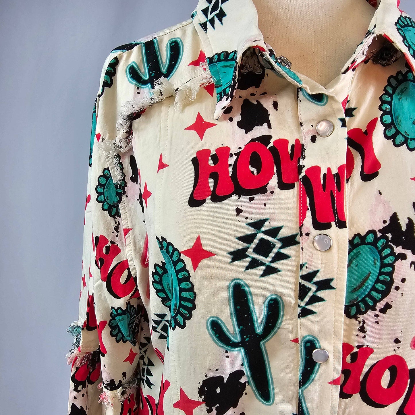 Howdy Button Down Tunic