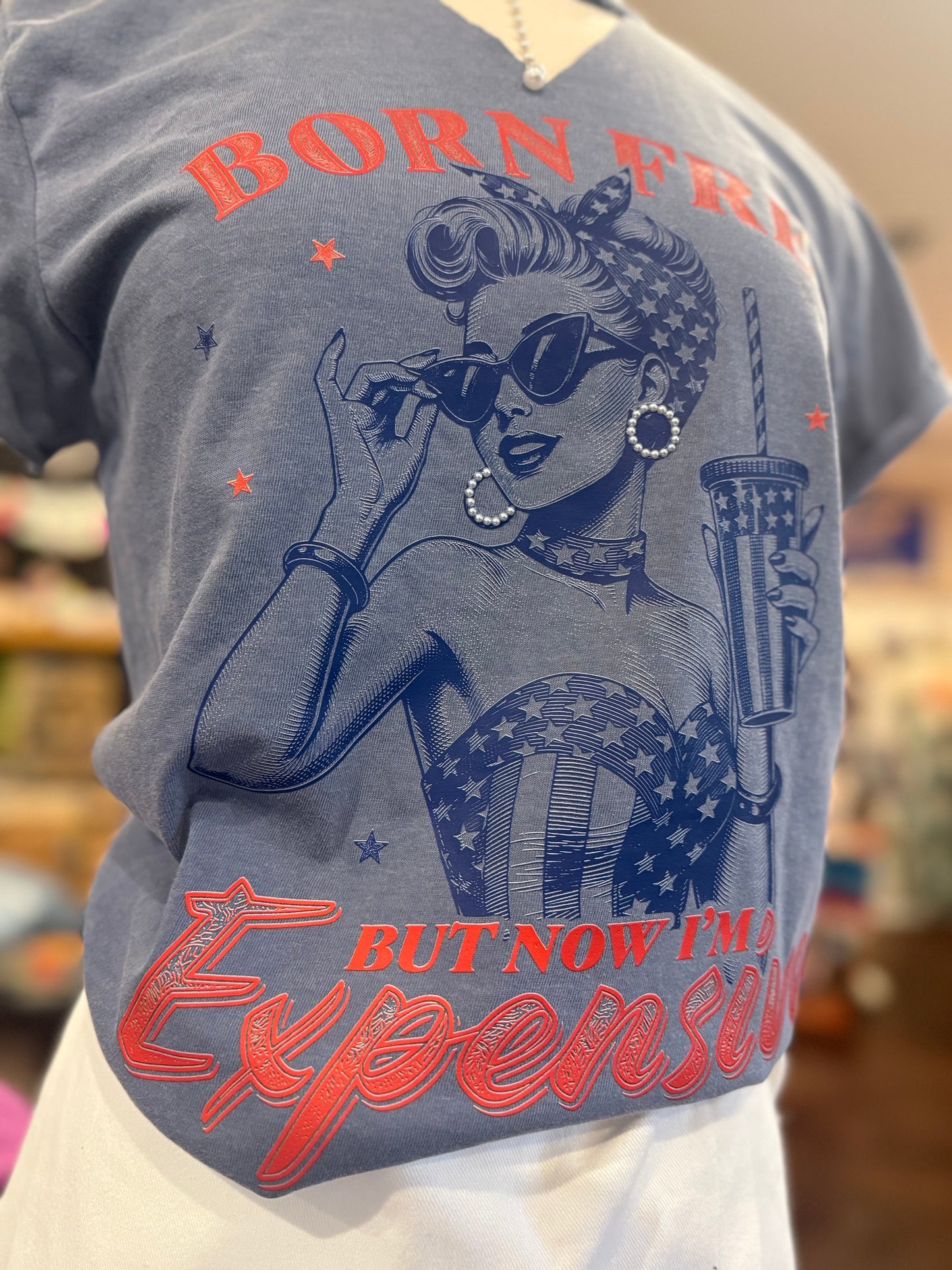 Born Free Pin Up Tee