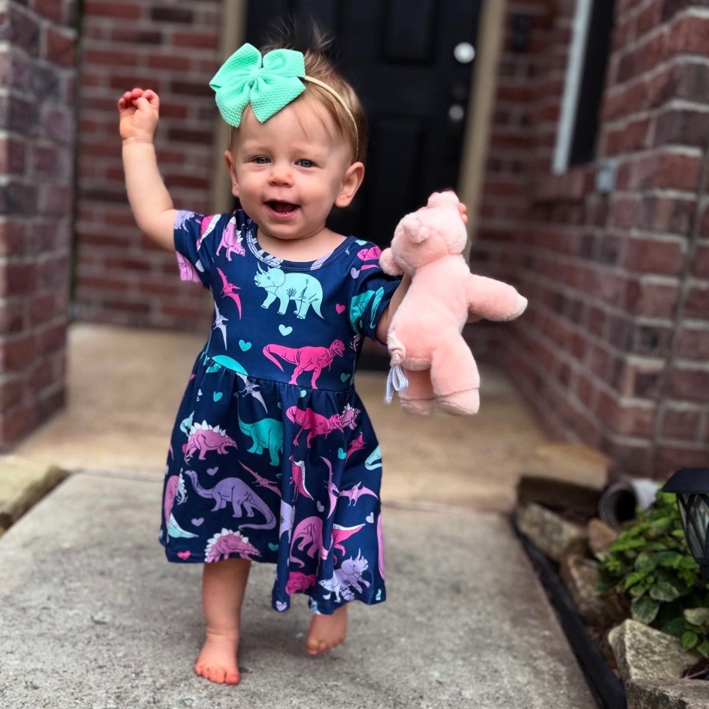 Girls Dino Dress