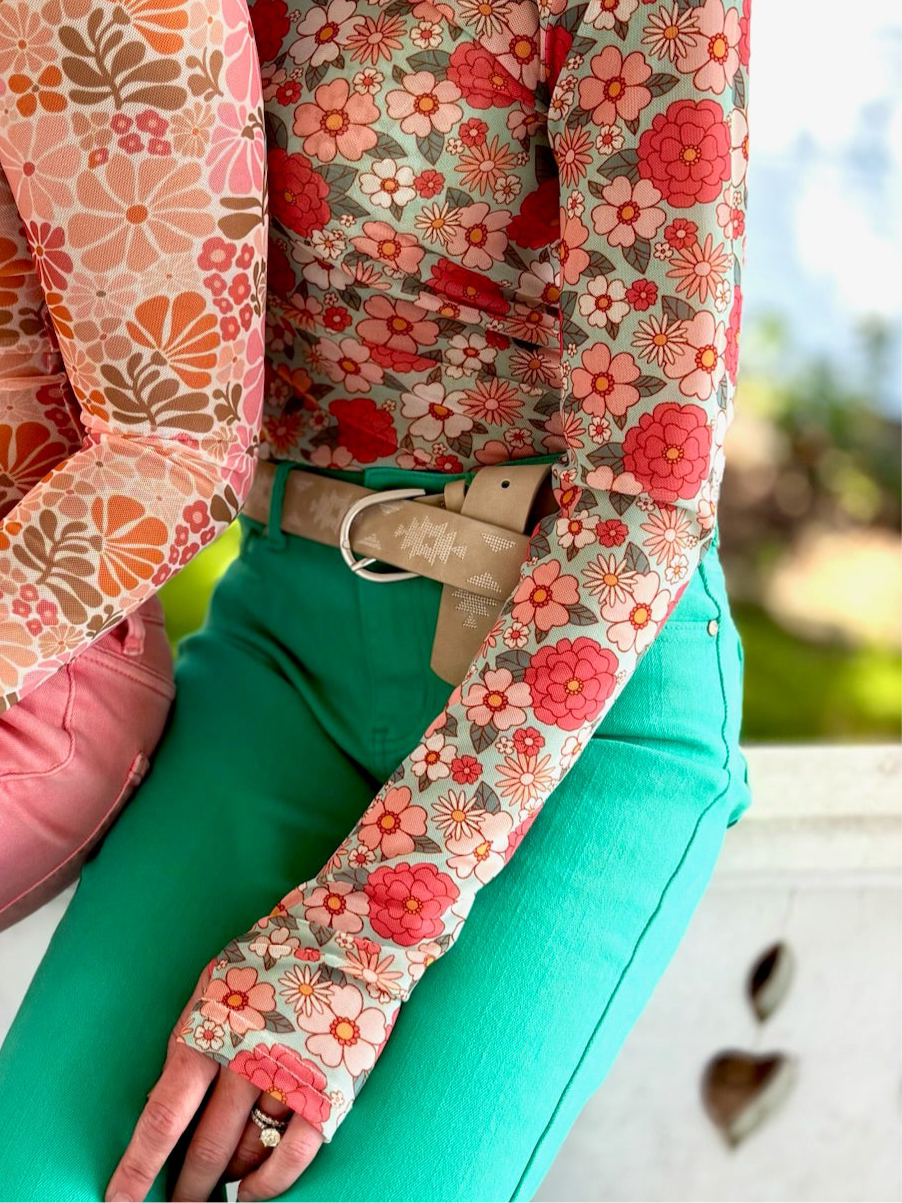 Western Boho Embroidered Belt