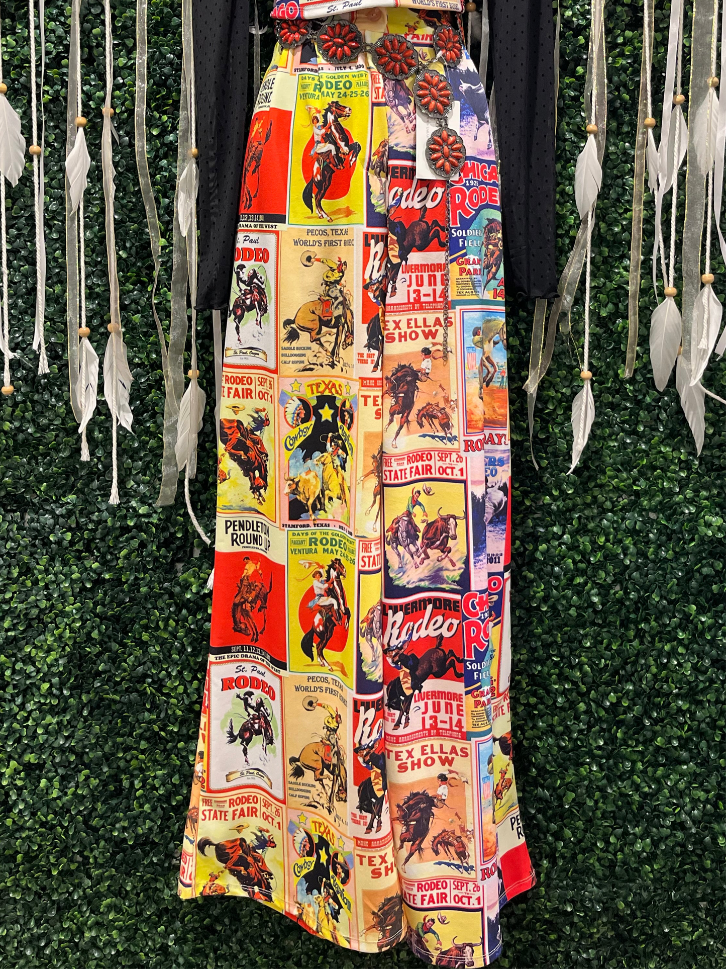 Cowboy Post Print Pants