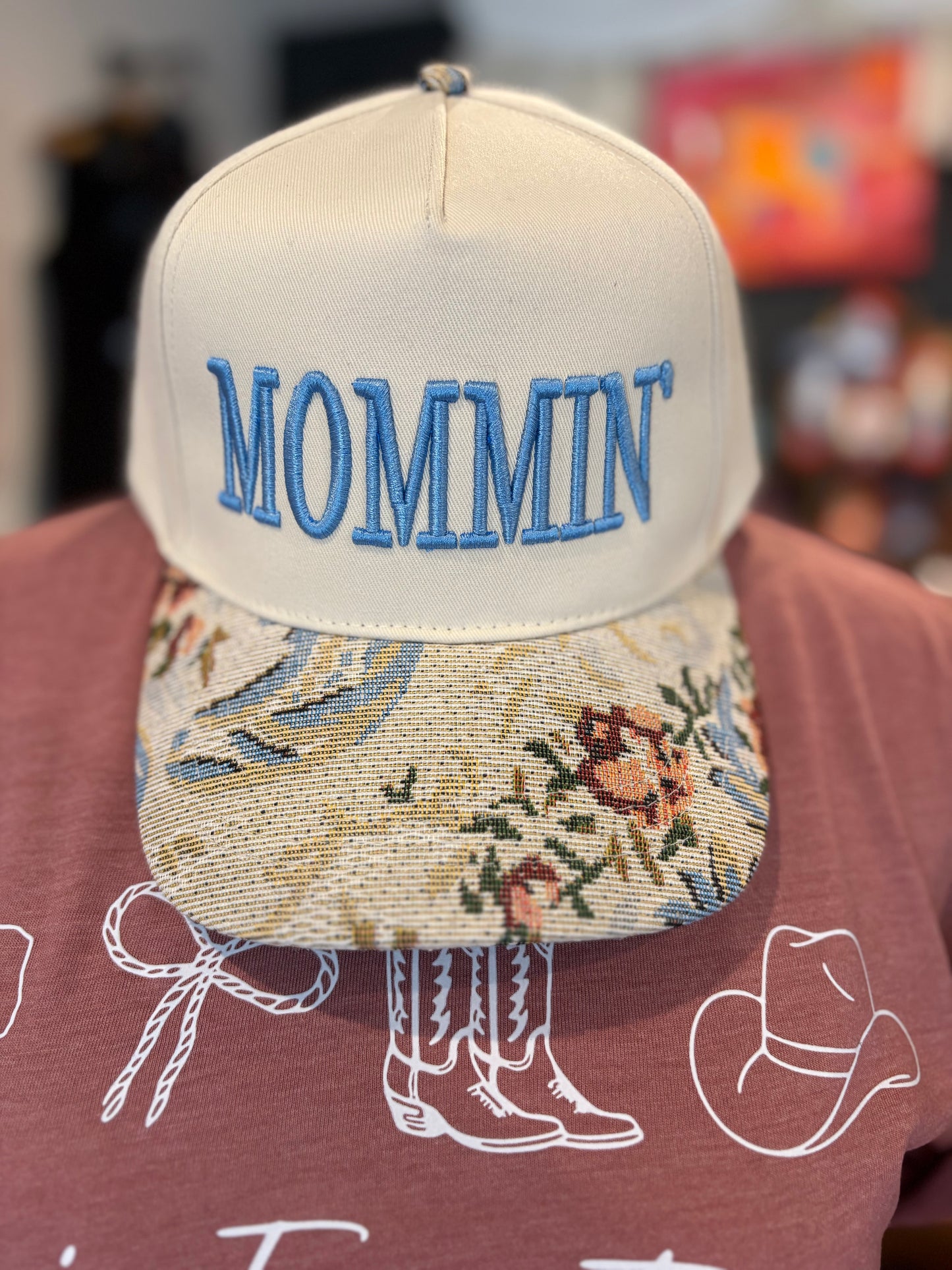 Floral Bill Hat