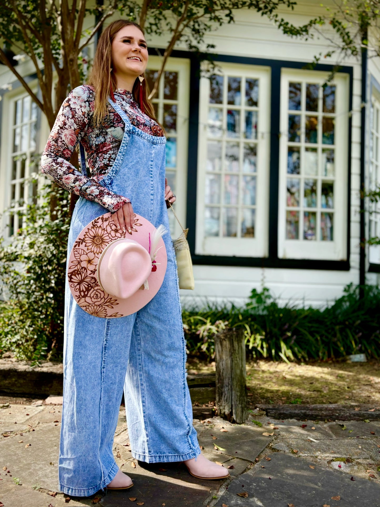 Logan Wide Leg Flowy Overalls