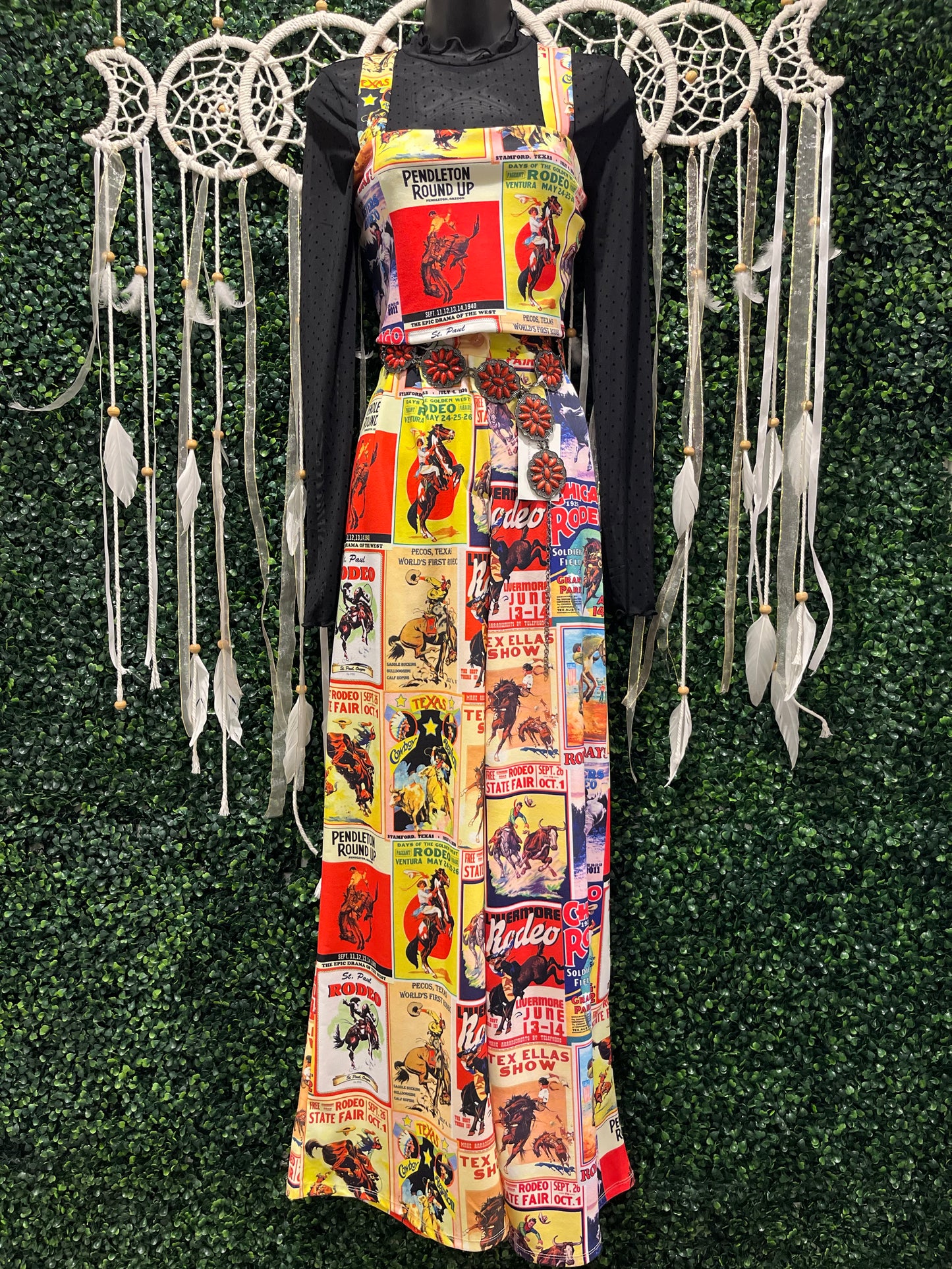 Cowboy Post Print Pants