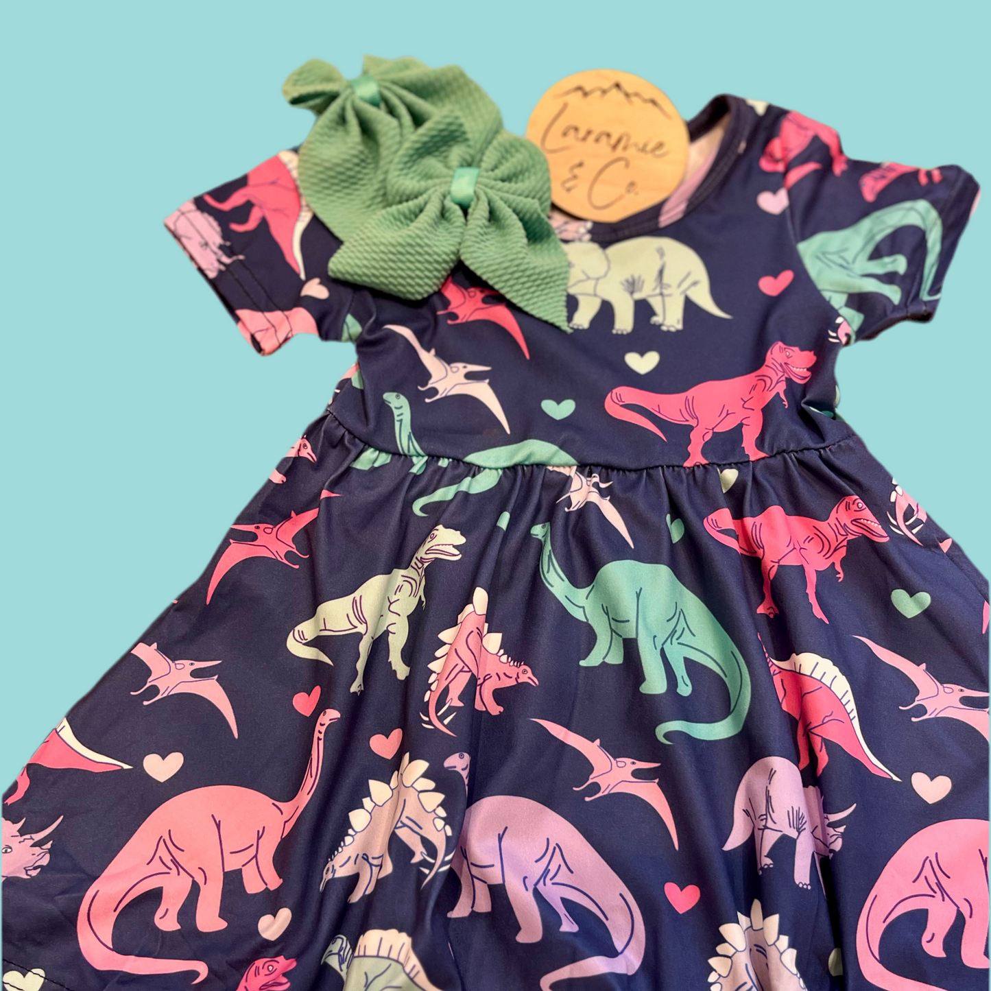 Girls Dino Dress