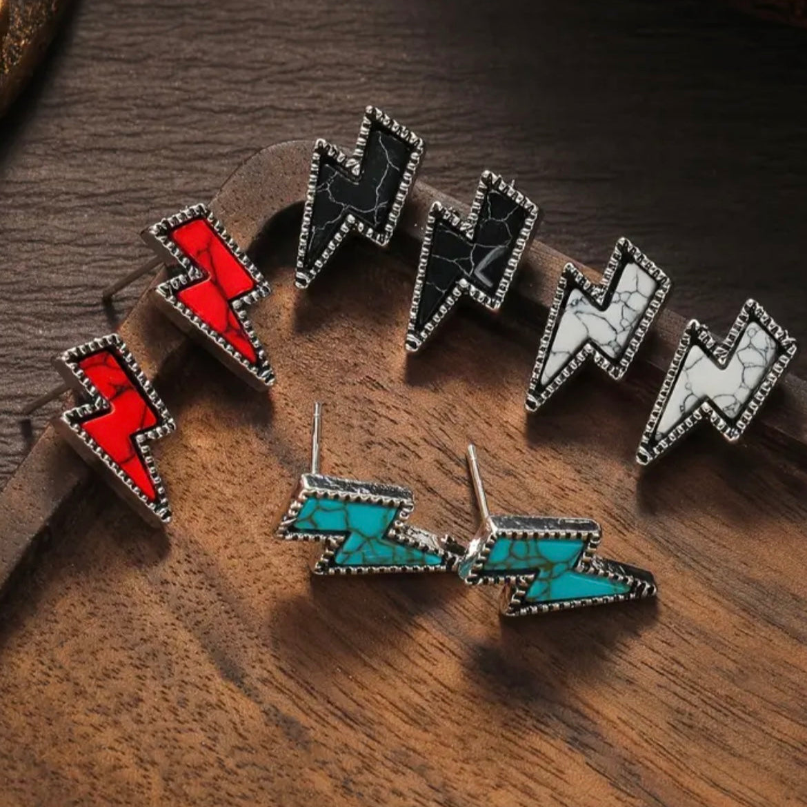 Stone Lightning Stud