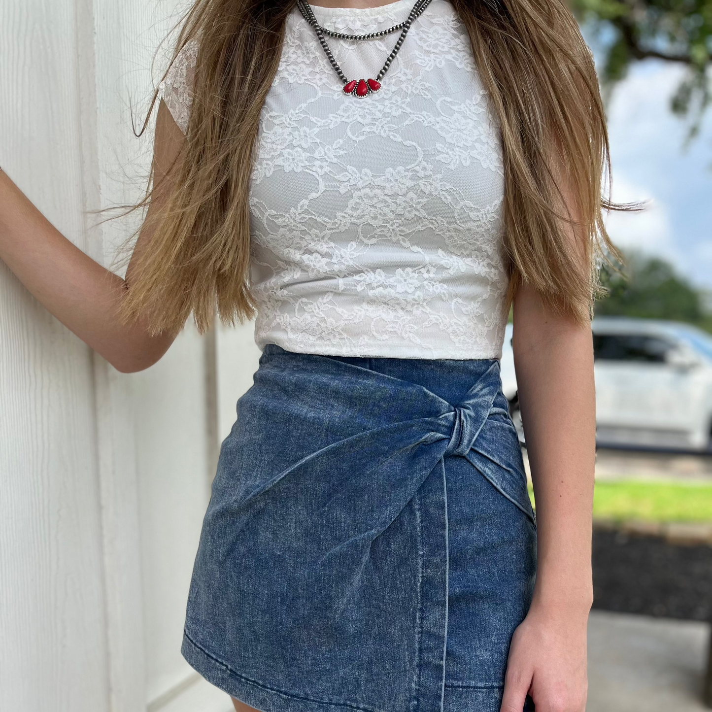 Alysa Lace Crop Top