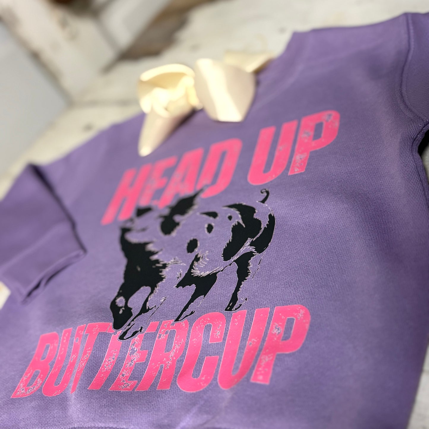 Children’s Head Up Buttercup Crewneck