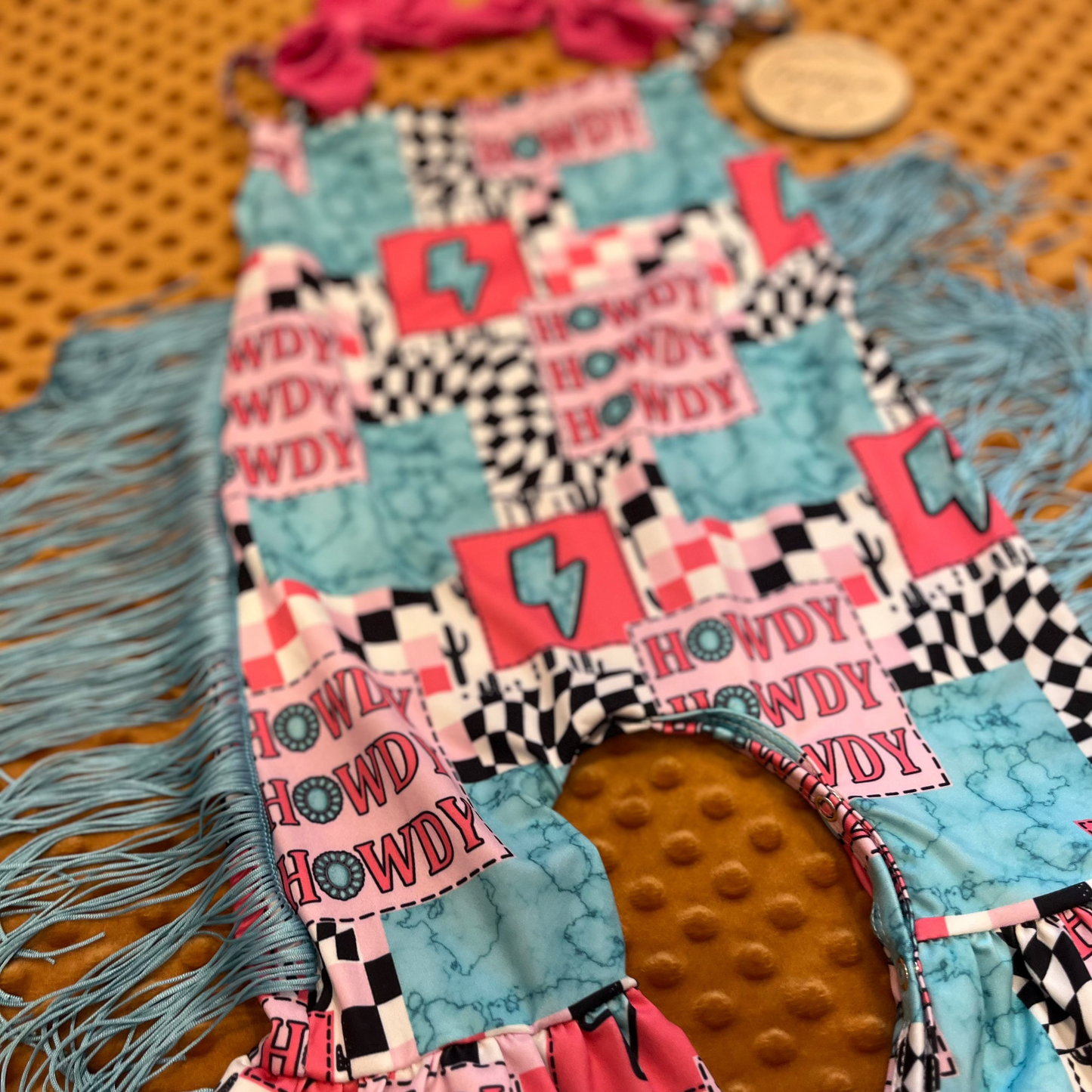 Howdy Fringe Romper