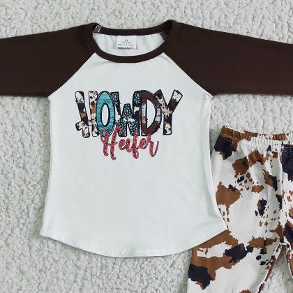 Cow Print Bell Bottoms