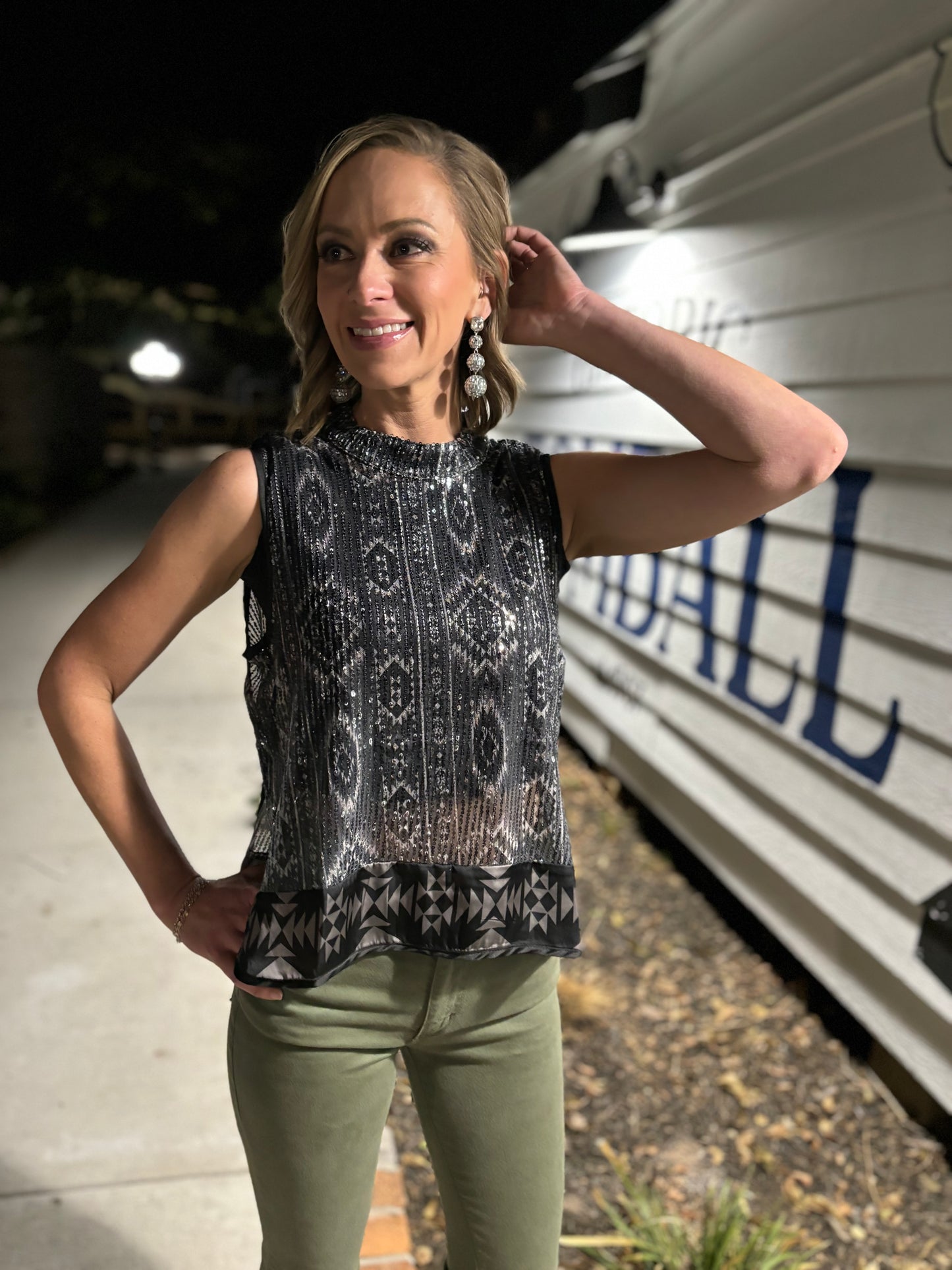 Chromatic Aztec Top