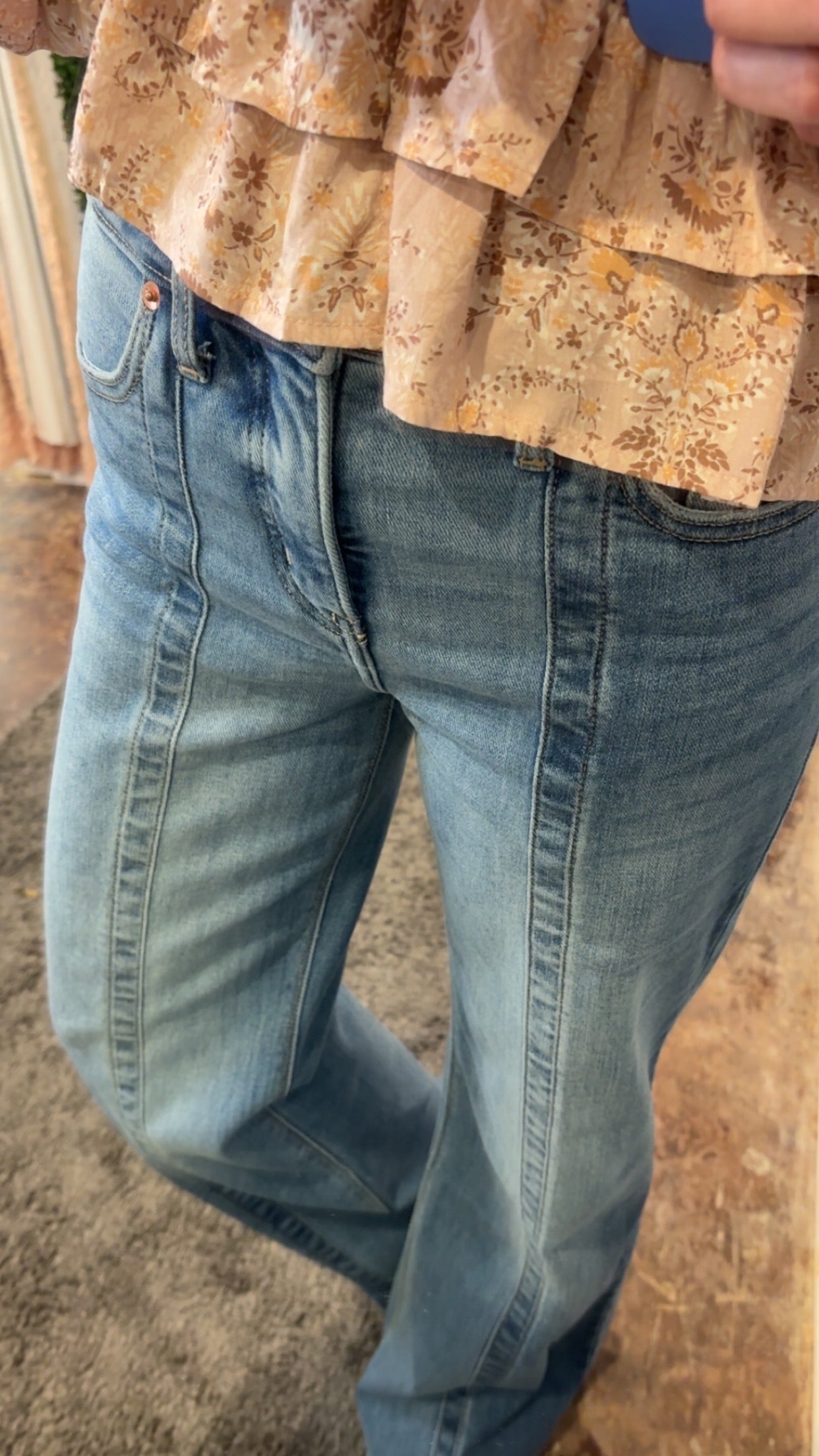 Alysa Light Wash Wide Leg