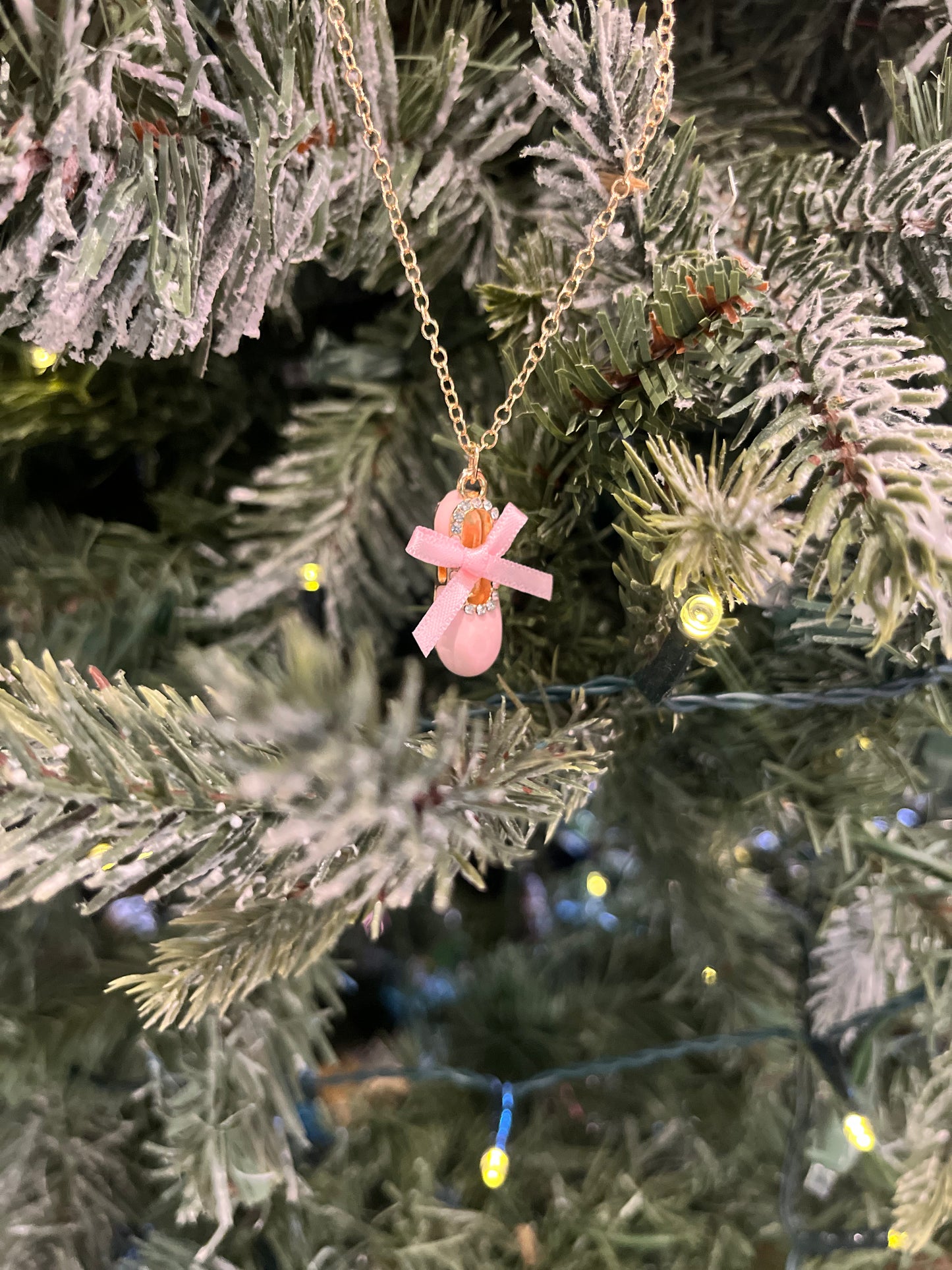 Ballerina Slipper Necklace