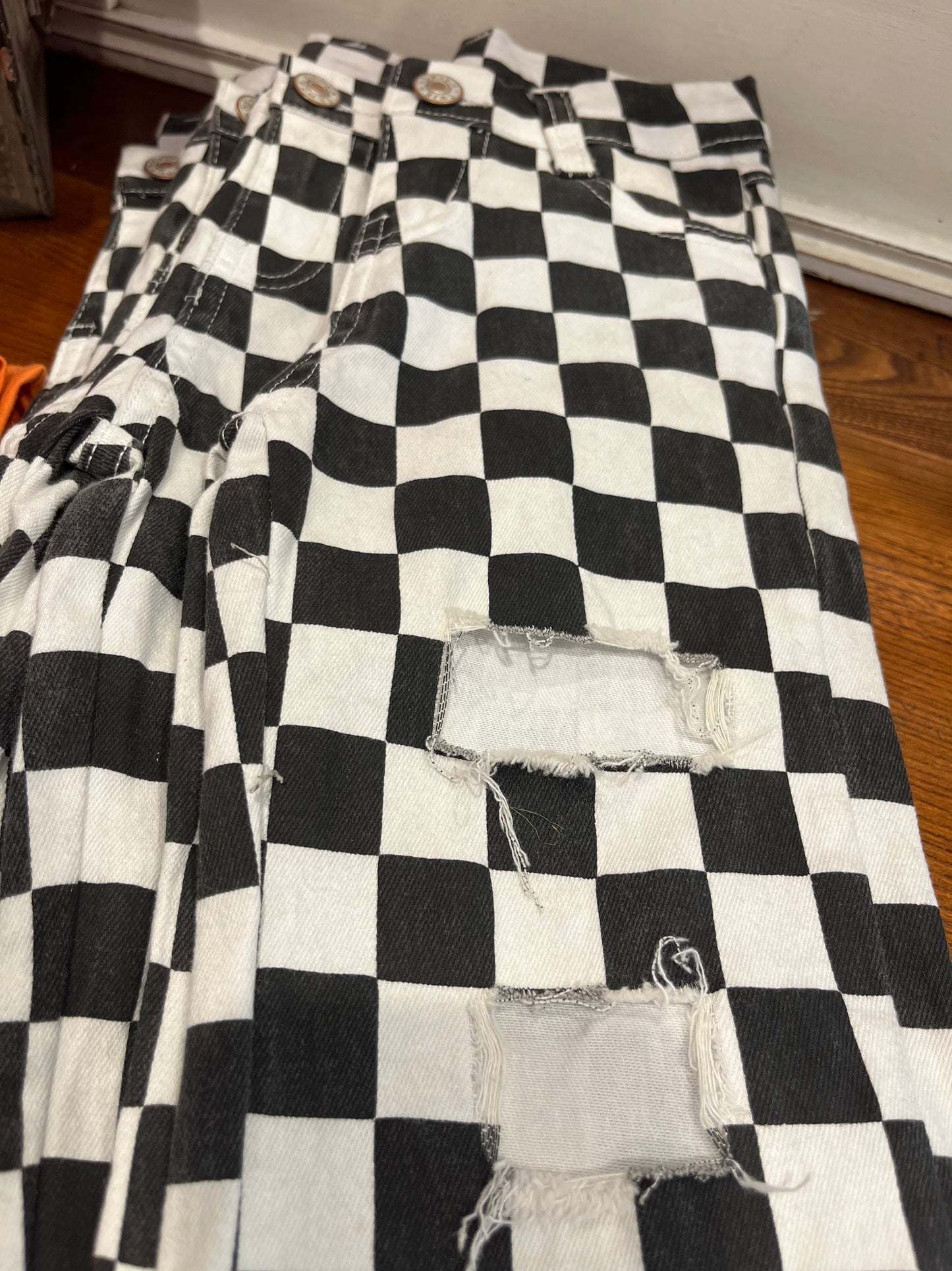 Kids Checkered Pants