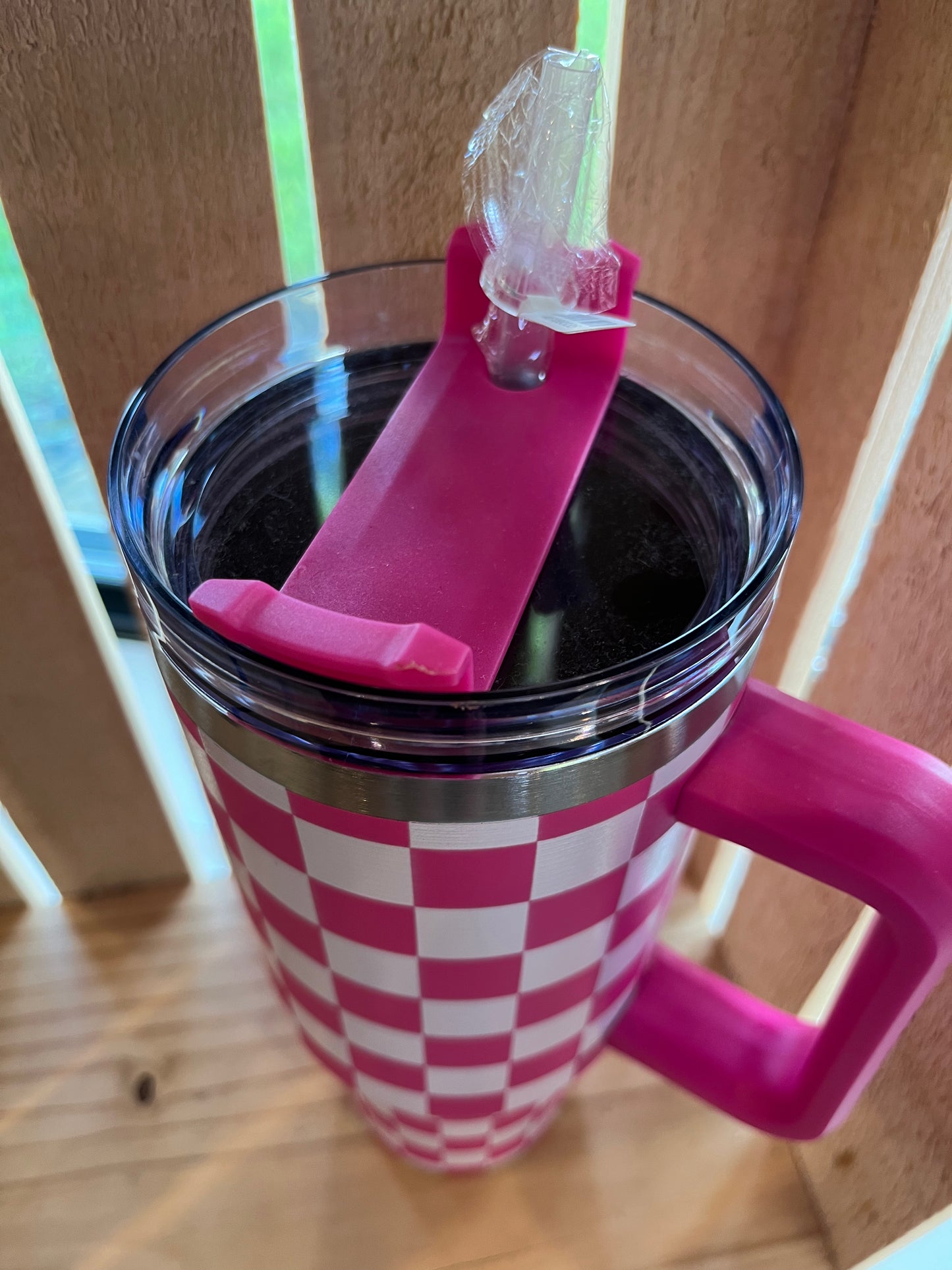 Checkered 40oz Cup