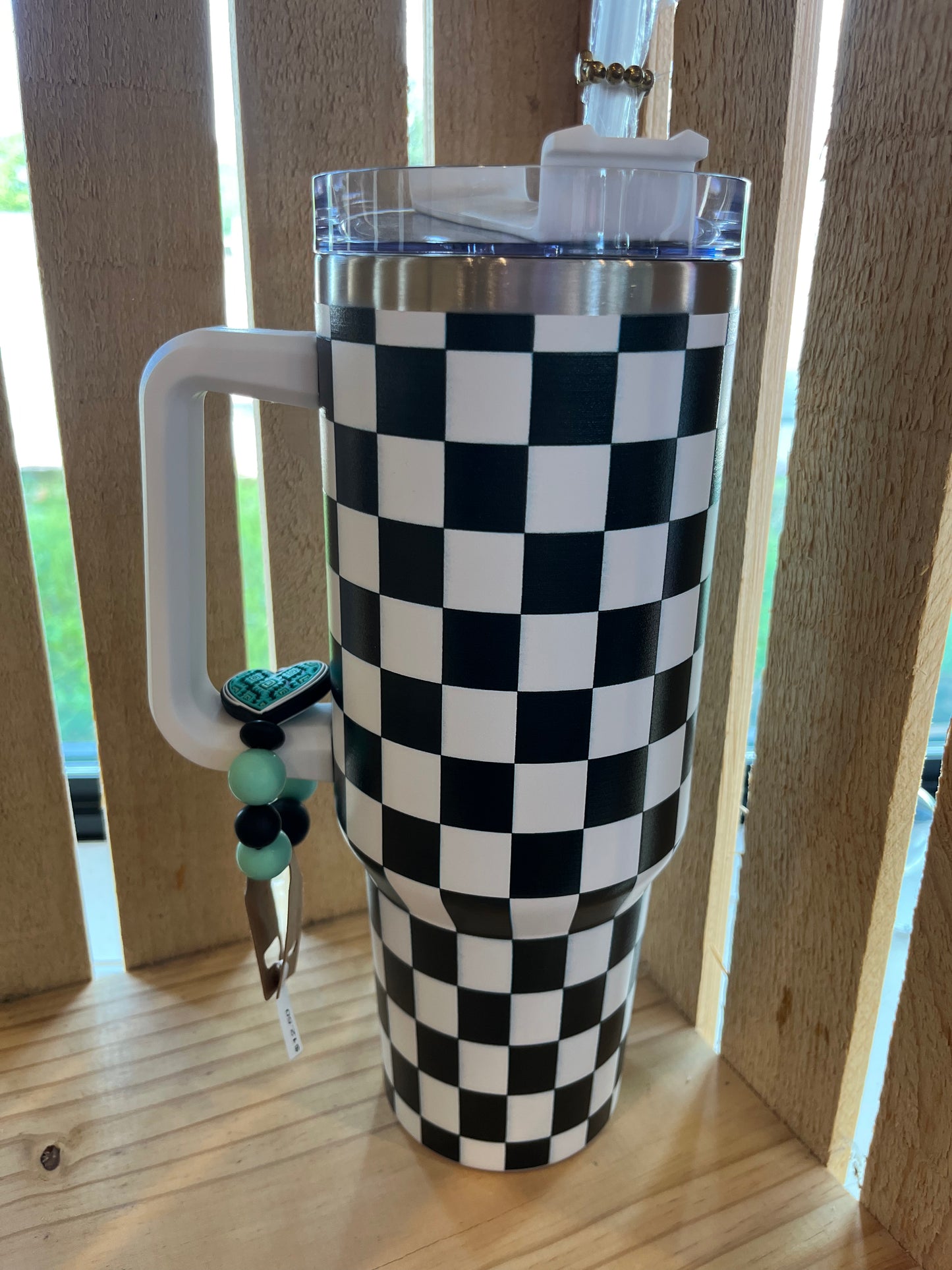 Checkered 40oz Cup