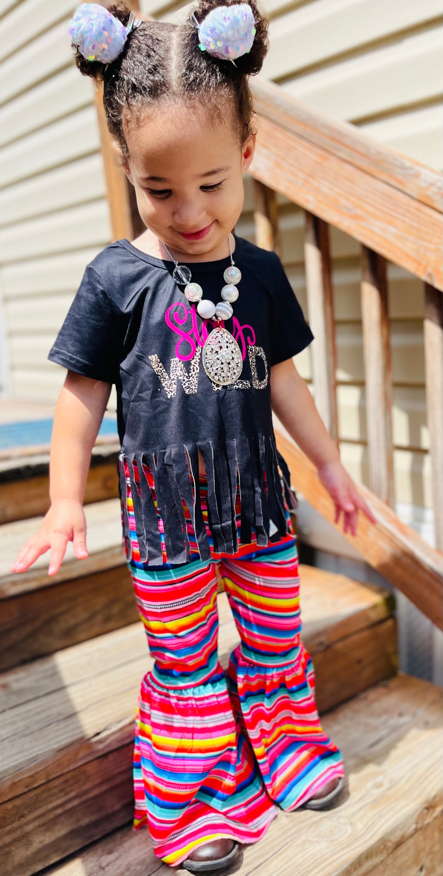Serape Stay Wild Bell Set