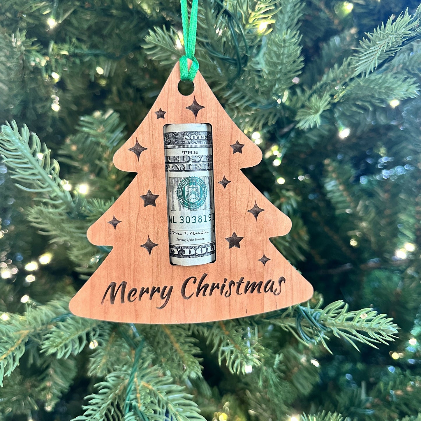 Christmas Money Ornament