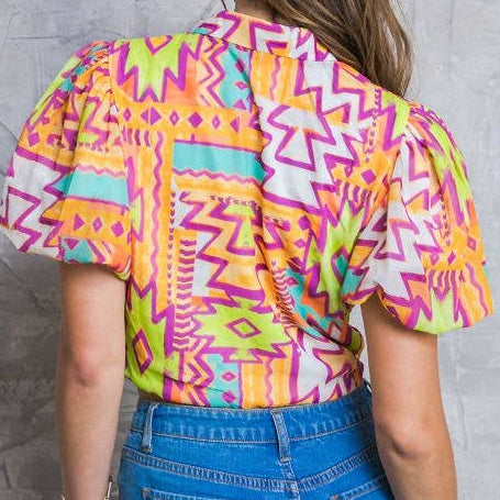 Lika Front Tie Top