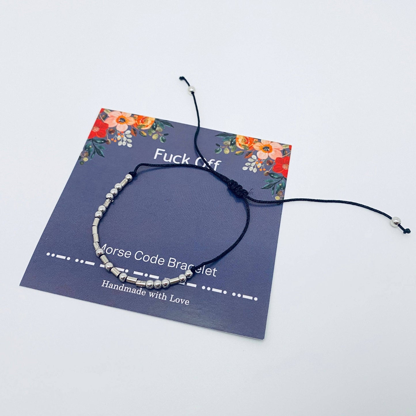 F*** Morse Code Bracelets