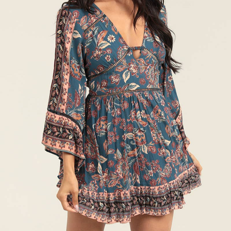 Key Hole Fall Dress