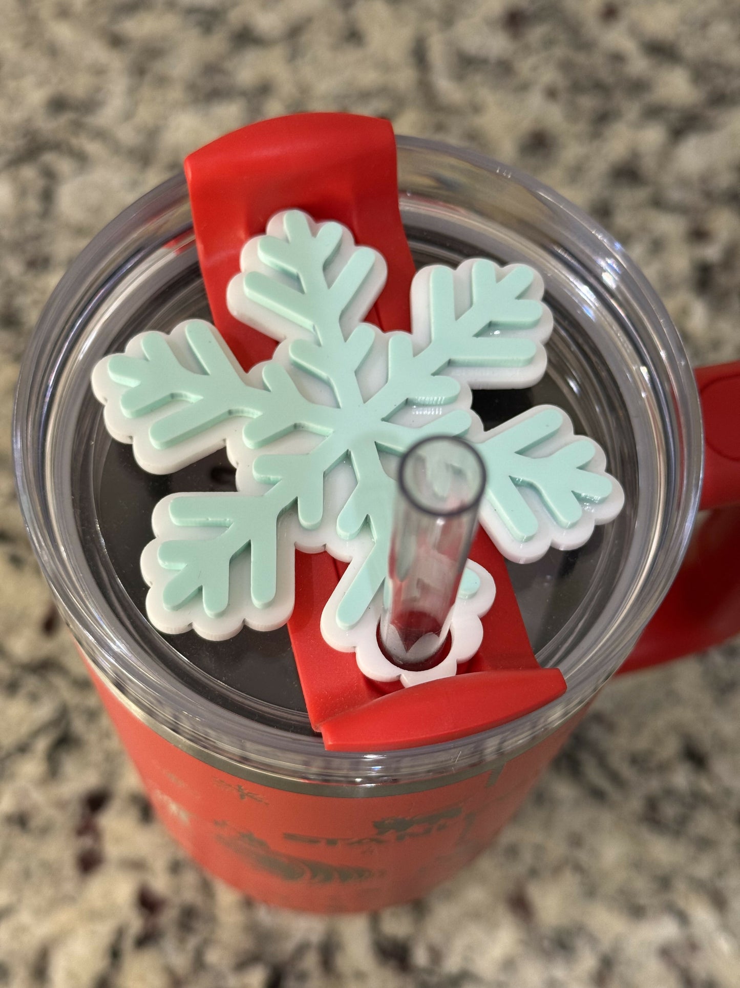 Snowflake Tumbler Topper