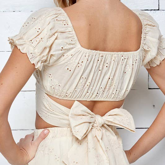Springtime Eyelet Top