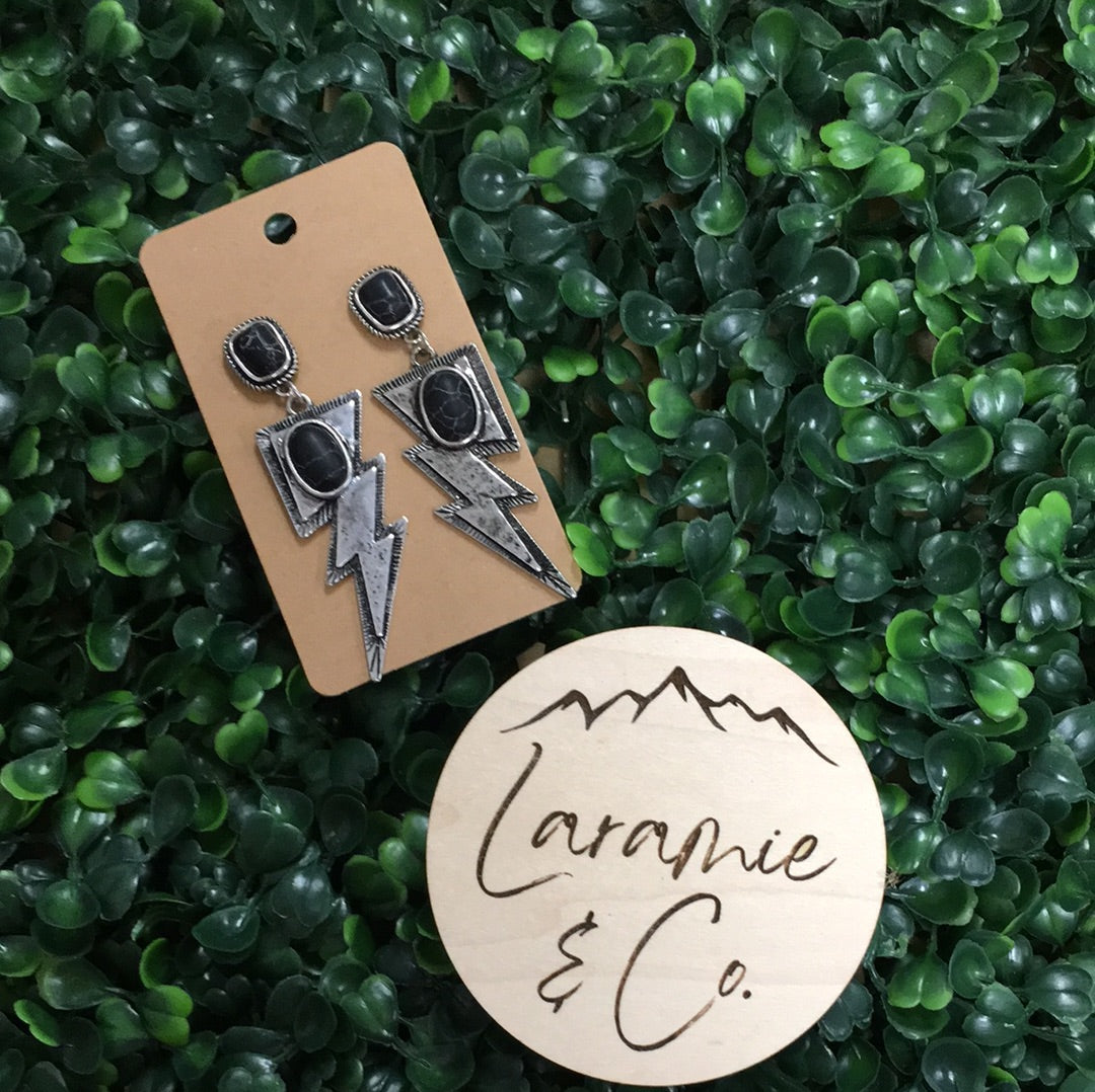 Lightning Stone Earrings