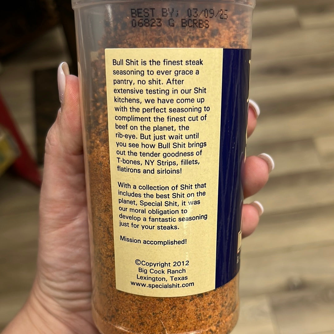 Bull Shit Seasoning
