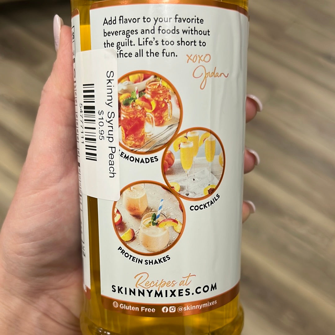 Skinny Syrup Peach