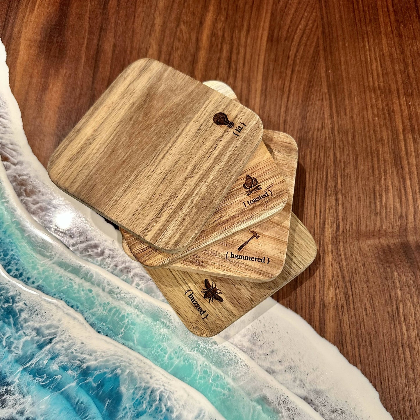 Funny Drink Coasters - set of 4