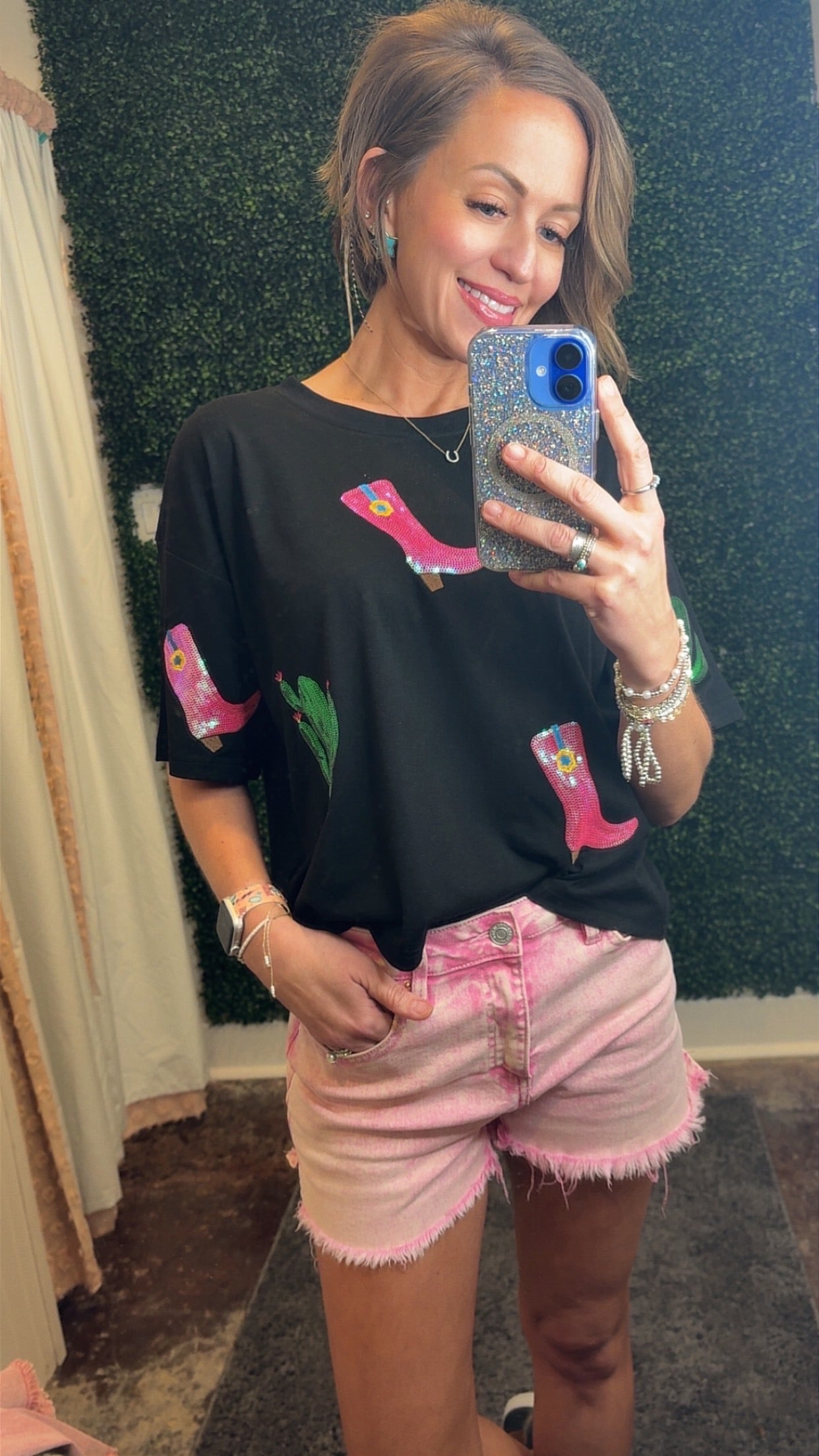 Boots Sequin Tee