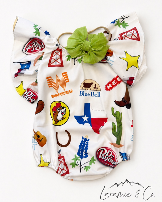 Texas Flutter Romper