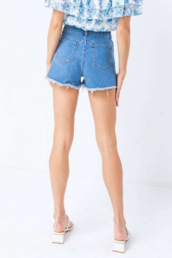 A denim shorts-JP5897