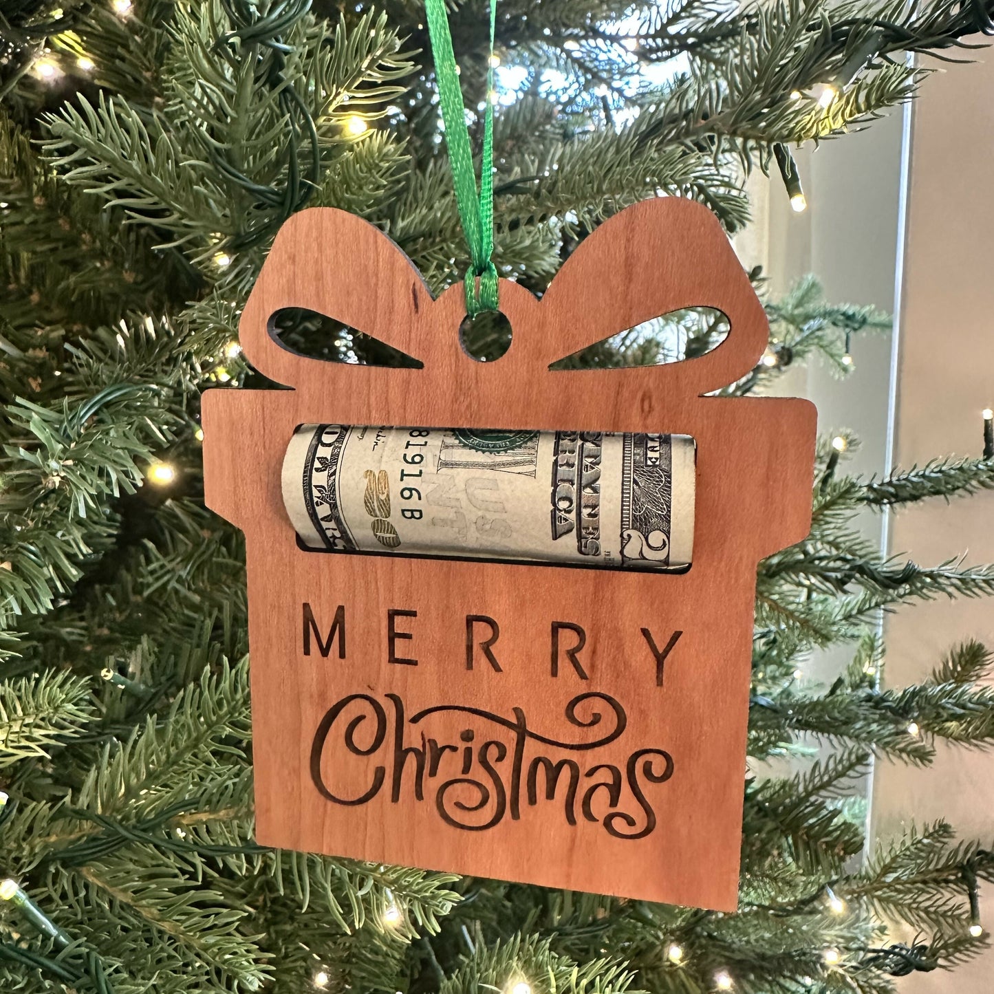 Christmas Money Ornament